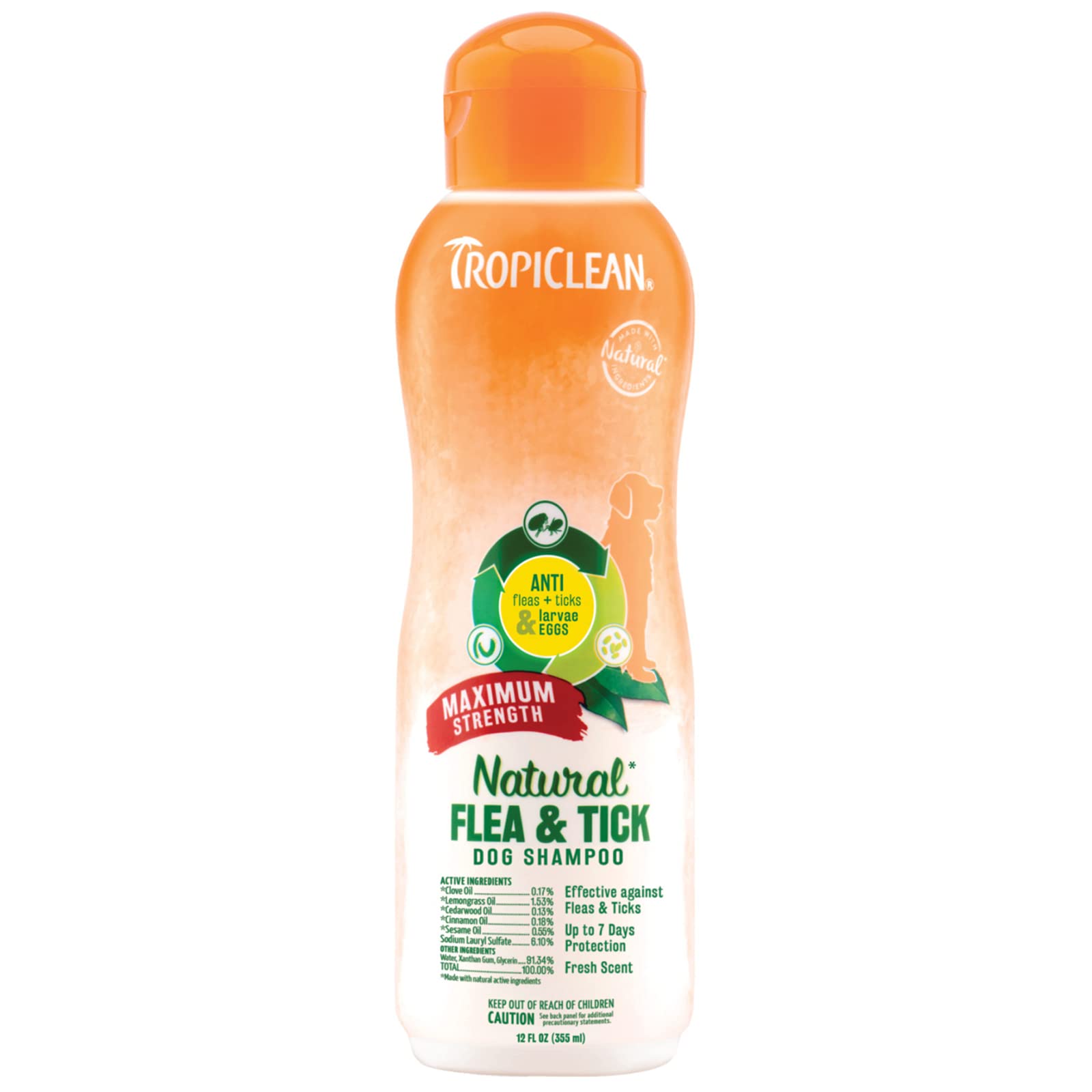 See full amazon price history chart for TropiClean Natural Flea & Tick Maximum Strength Shampoo for Dogs, Pet Safe Treatment Prevent and Kills up to 99% of Fleas, Soap Free, Essential Oils Added, 355 ml TropiClean Natural Flea & Tick Maximum Strength Shampoo for Dogs, Pet Safe Treatment Prevent and Kills up to 99% of Fleas, Soap Free, Essential Oils Added, 355 ml (B09B6Z1TT2) Amazon Price History, Amazon Price Tracker