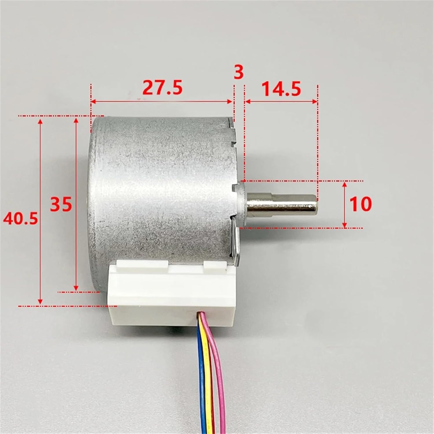 35BYJ412 DC12V Stepper Motor 4-Phase 5-Wire 35-Step Gear Motor Low Noise High Forward and Reverse Gear Motor