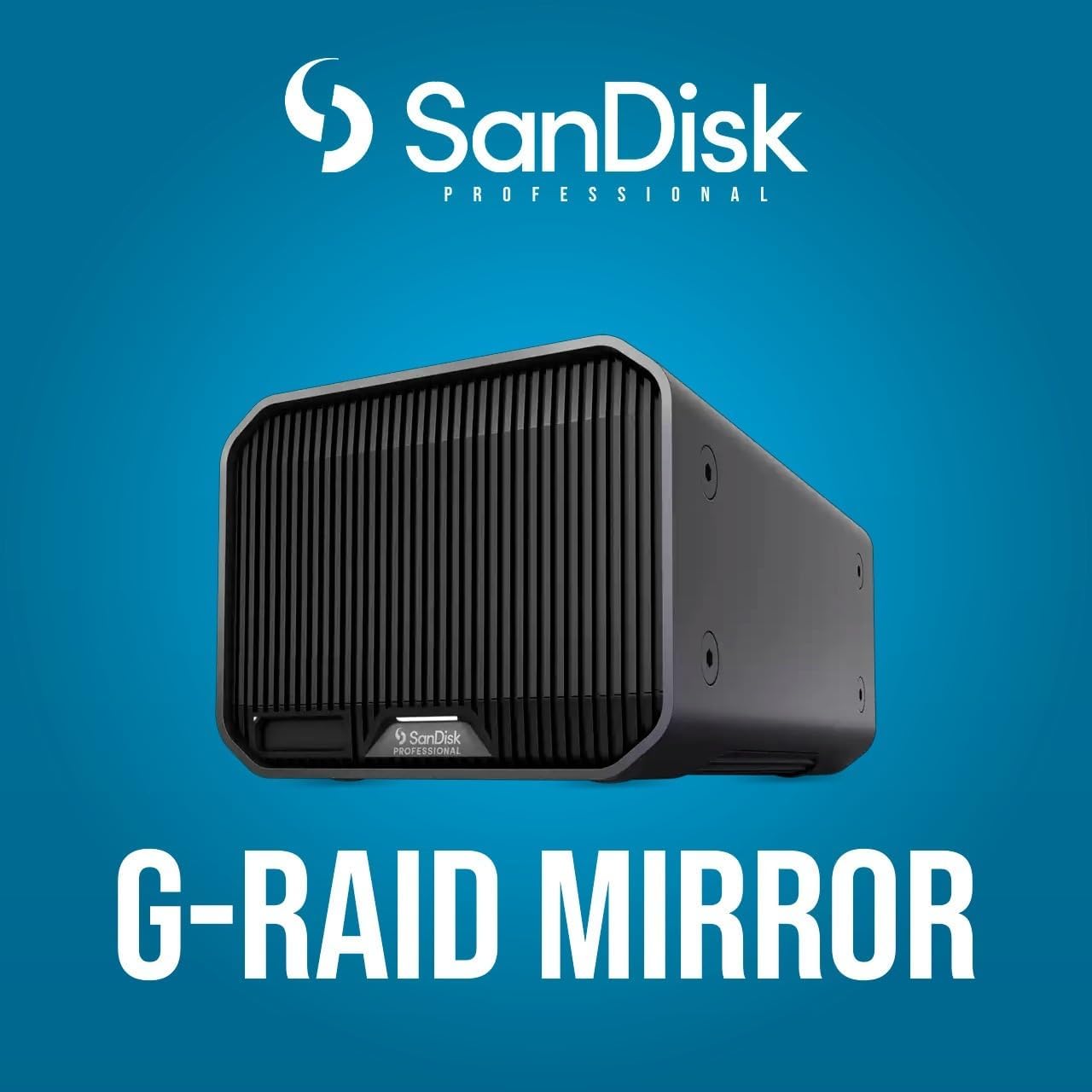 SanDisk Professional 44TB G-RAID Mirror Drive with Thunderbolt 3 Interface and Pro-Blade SSD Mag Slot Bundle Pro-Blade SSD Mag 1TB (2 Items)
