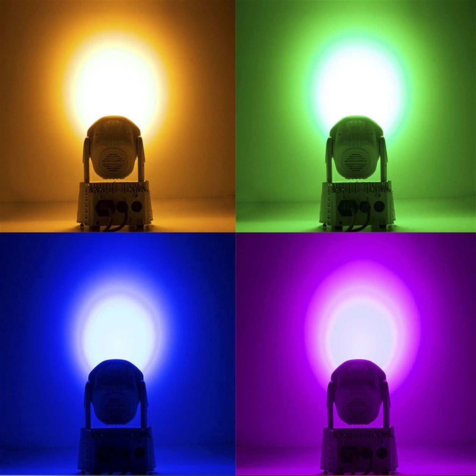 DJ-Licht für Partys, Werksverkauf LED 7x18w bewegt Kopflicht 6in1 RGBWA + UV Professionelle for Effektstufe for Disco DJ. Music Party Club Dance(LED Wash 7X18W 6IN1)