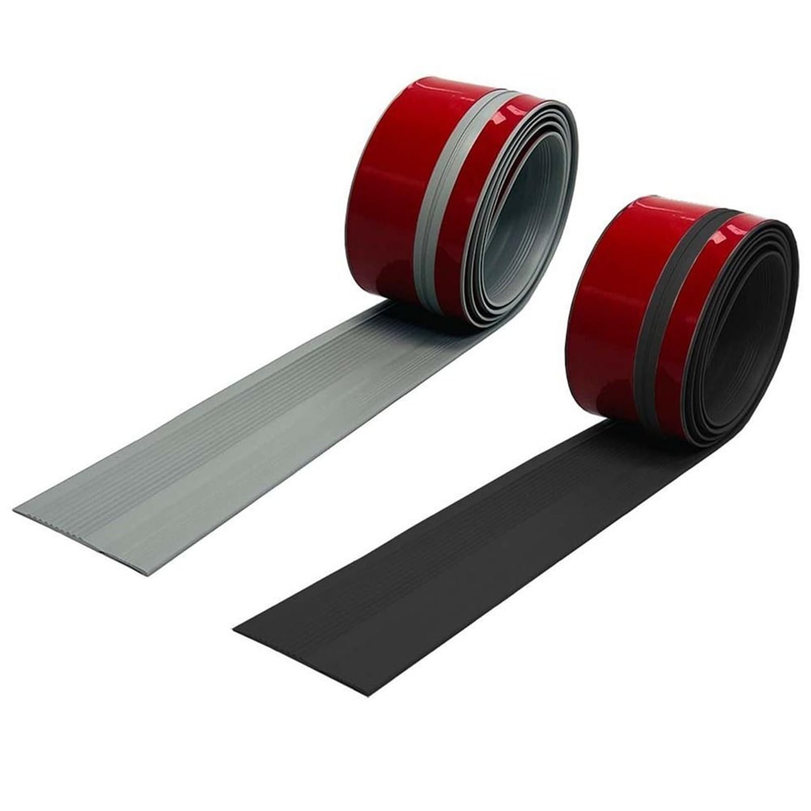 Kantenschutz Gummi Selbstklebendes Treppen-Anti-Rutsch-Klebeband, L-förmig, wasserdicht, rutschfest, Schutzstreifen, Kantenverkleidung, Heimbüro(Black 5meters)