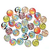 30pcs glas cabochons in 10 verschiedliche type
