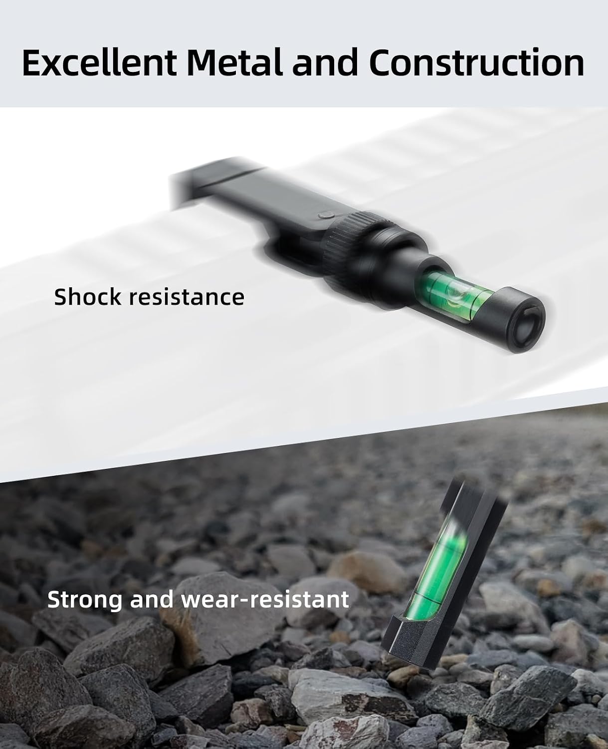 EZshoot Scope Leveling Kit with a Magnetic Scope Level Precision Calibration Foldable Scope Level Anti-Cant Bubble Level for Outdoor Activities