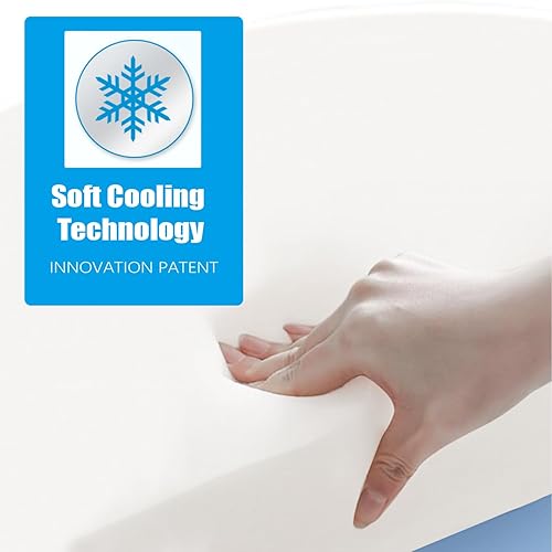 Miniatura 6 de Almohada de rodilla para piernas con terapia de frío y calor, ultra suave, 100% natural al tacto de la piel, almohada de cuña de calentamiento de