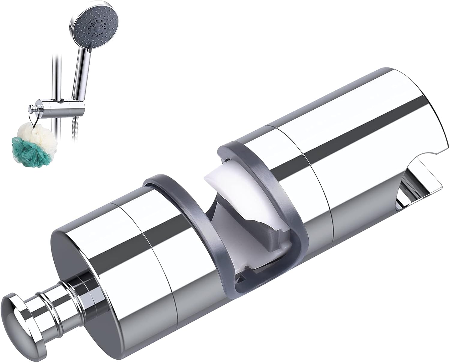 Whioltl 1825MM Adjustable Replacement Shower Head Holder Bracket, 360