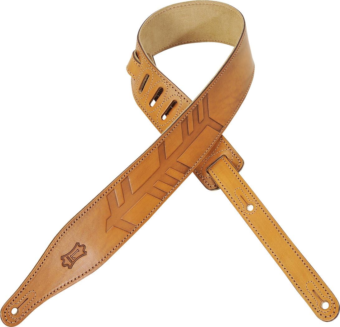 Levy's Leathers MV17HD03-TAN Designer Guitar Strap