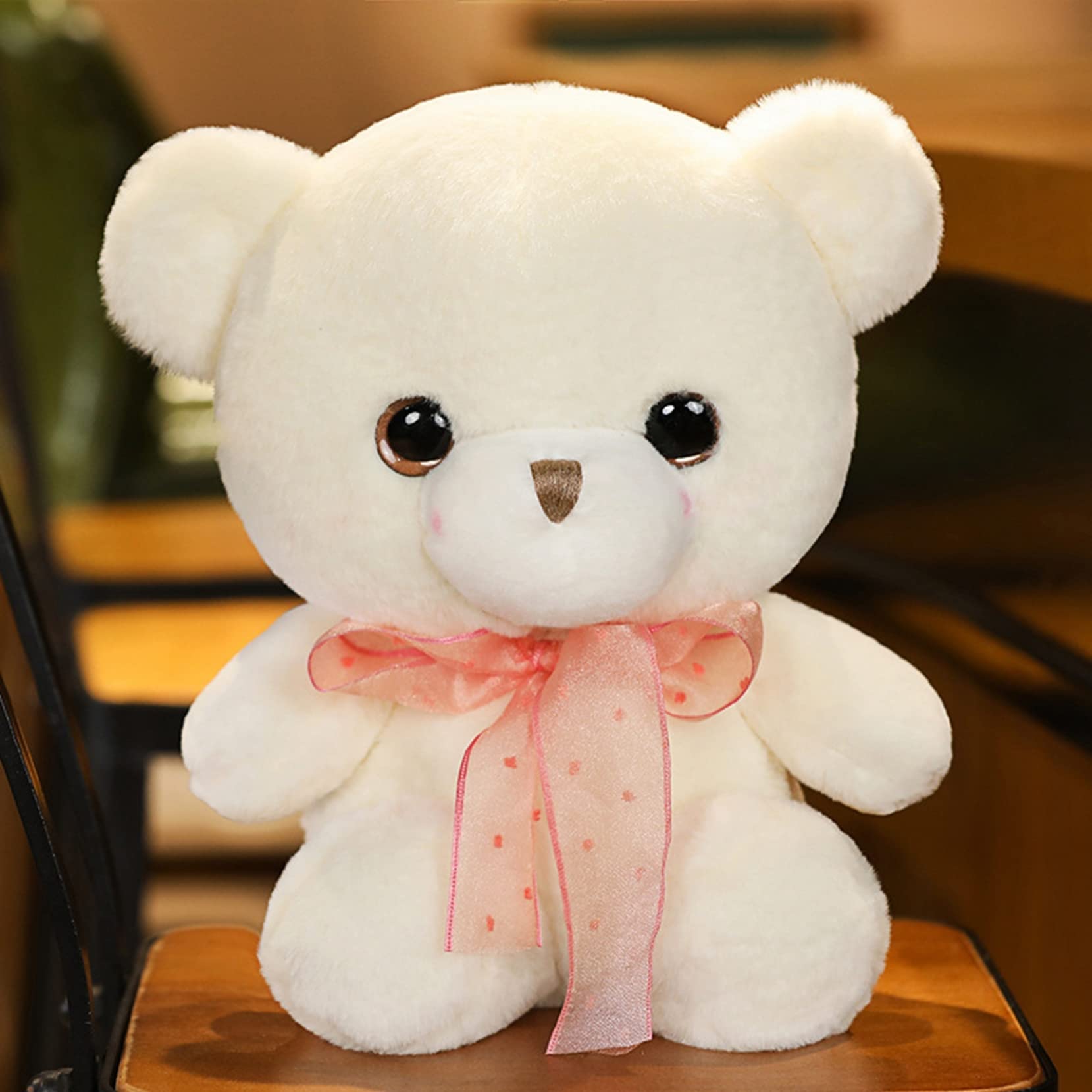 クマぬいぐるみ リボン飾りクマ ぬいぐるみ 可愛い 抱きまくら 