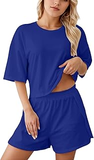 2025 - Conjunto de pijama de moda para mujer, color sólido, pantalones cortos sueltos, regalo sexy