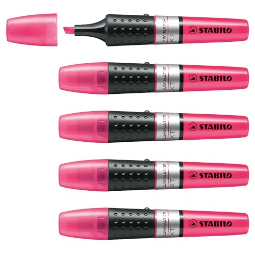 Image of Highlighter - STABILO LUMINATOR Box of 5 Pink