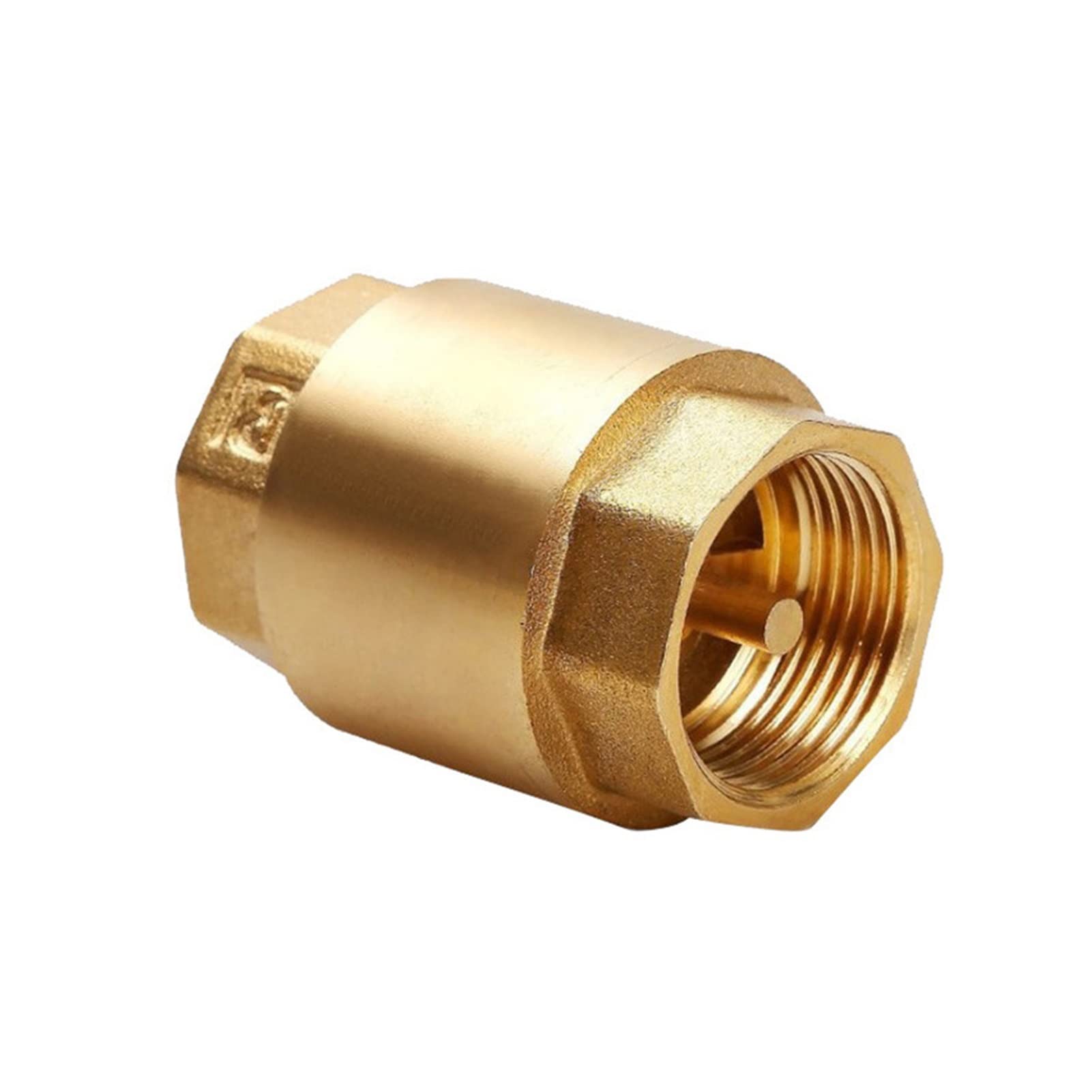 Valvola 1pc Valvola di ritegno a Molla in Linea con Filettatura in Ottone for valvola di ritegno for Il Controllo dell'Acqua Valvola della Pompa dell'Acqua(1 inch)
