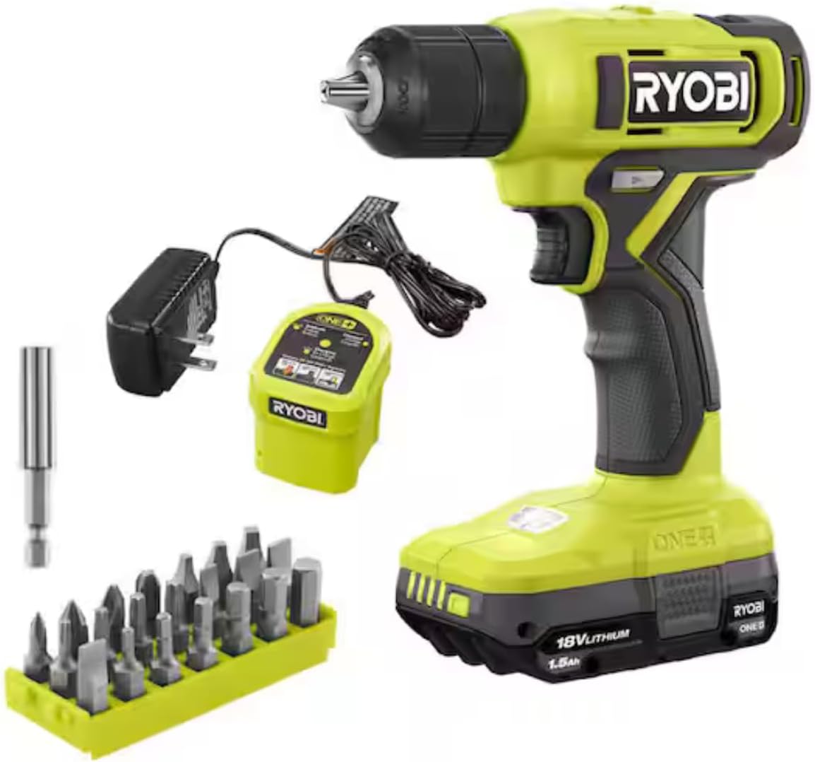 Ryobi 18V Cordless 3/8 in. Drill/Driver (Tool Only) PCL201