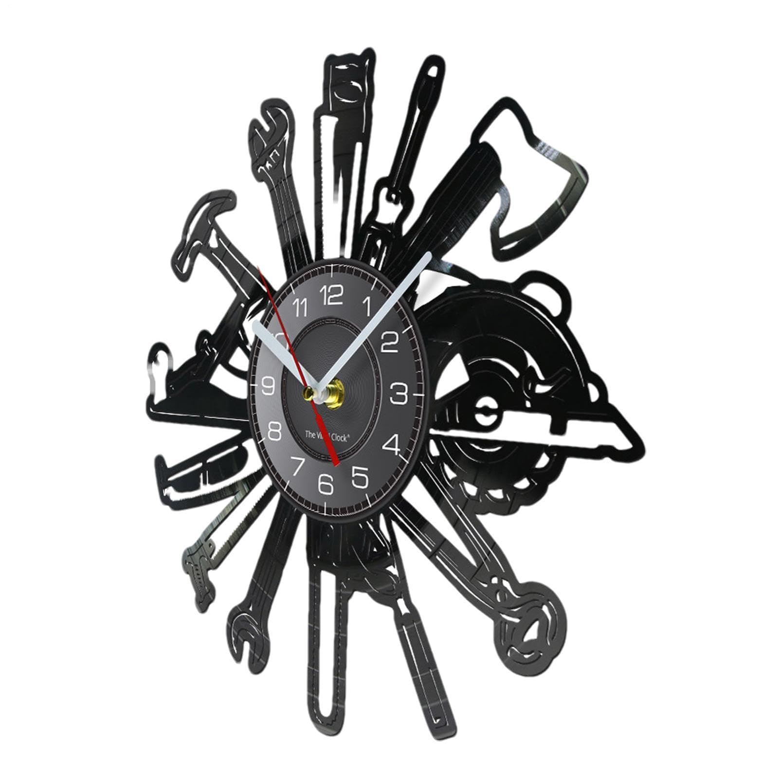 Horloge murale silencieuse de 30 cm au design moderne pour optimiser votre concentration