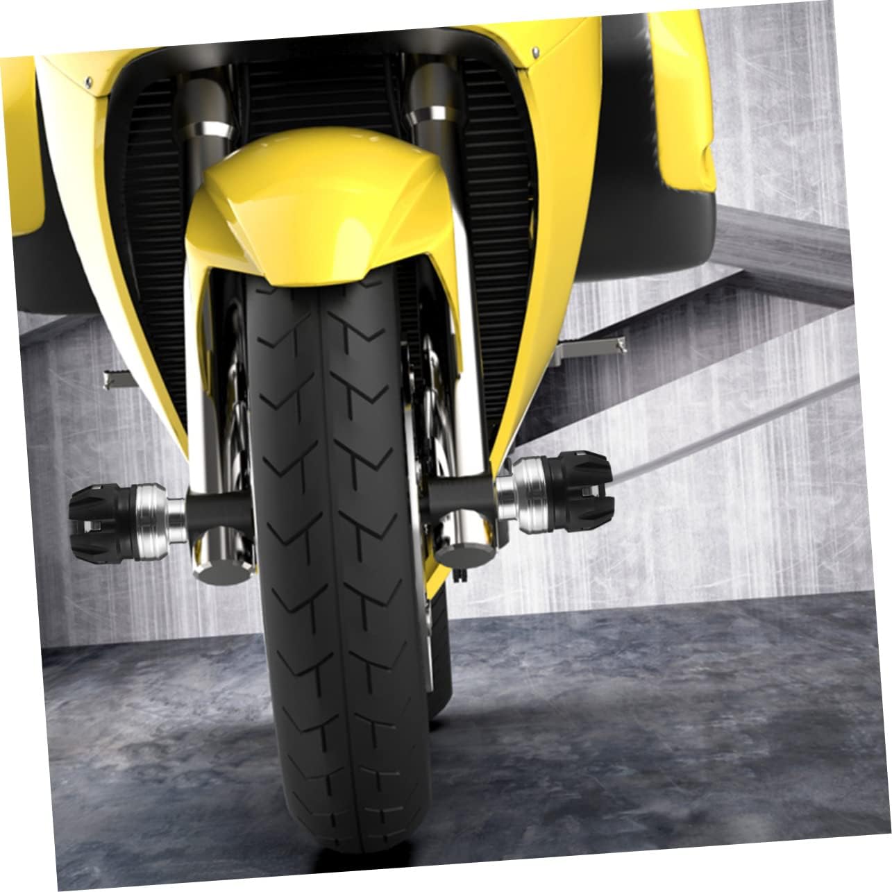 2pcs Motorcycle Collision Cup Front Fork Slider for Motorbike Easy Install Protective Frame Slider Shock Absorbing Fork Guard