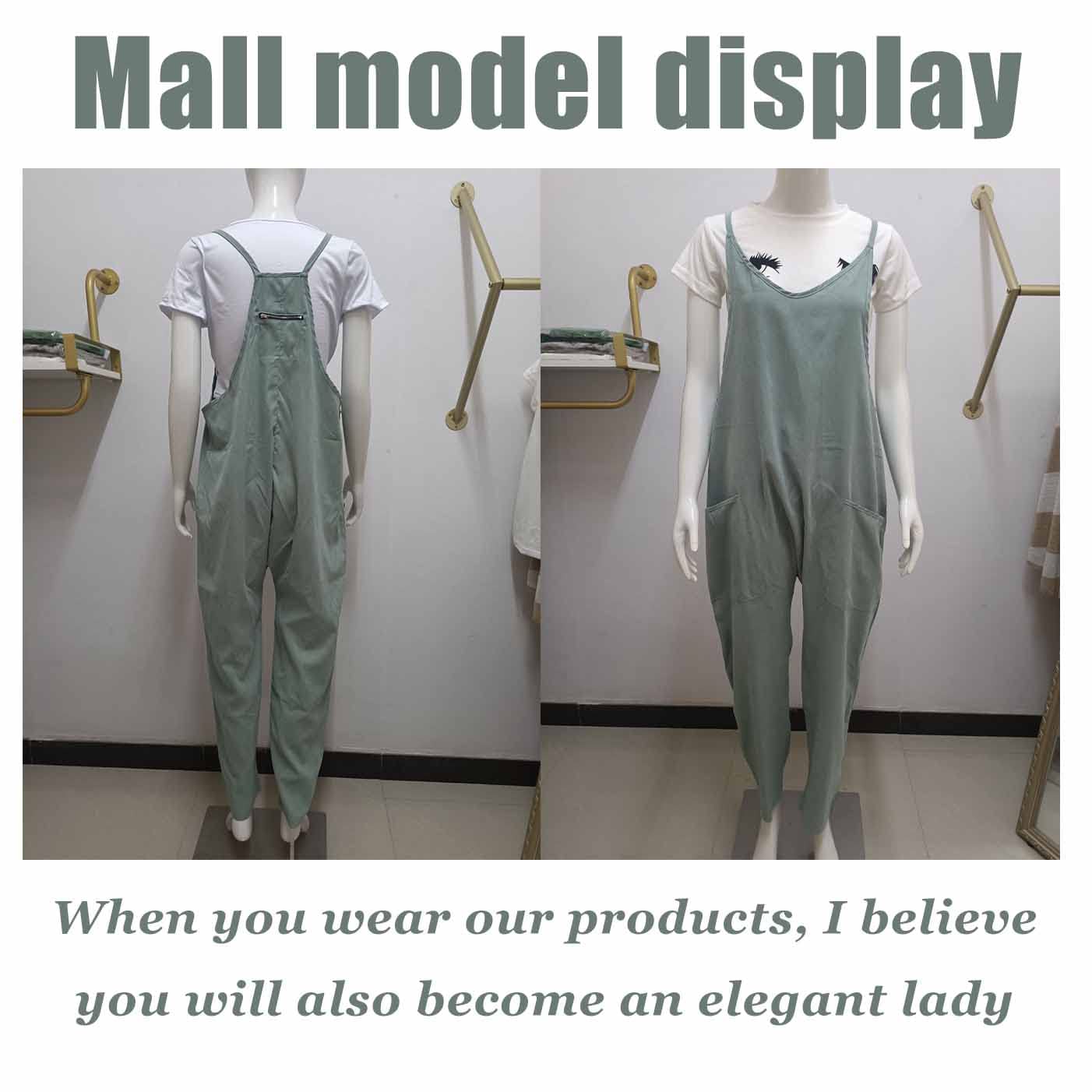 Giltpeak Fullofexpect Women's Wide Leg Jumpsuit - Relaxed Fit With Pockets, Multiple Colors & Sizes - View #5