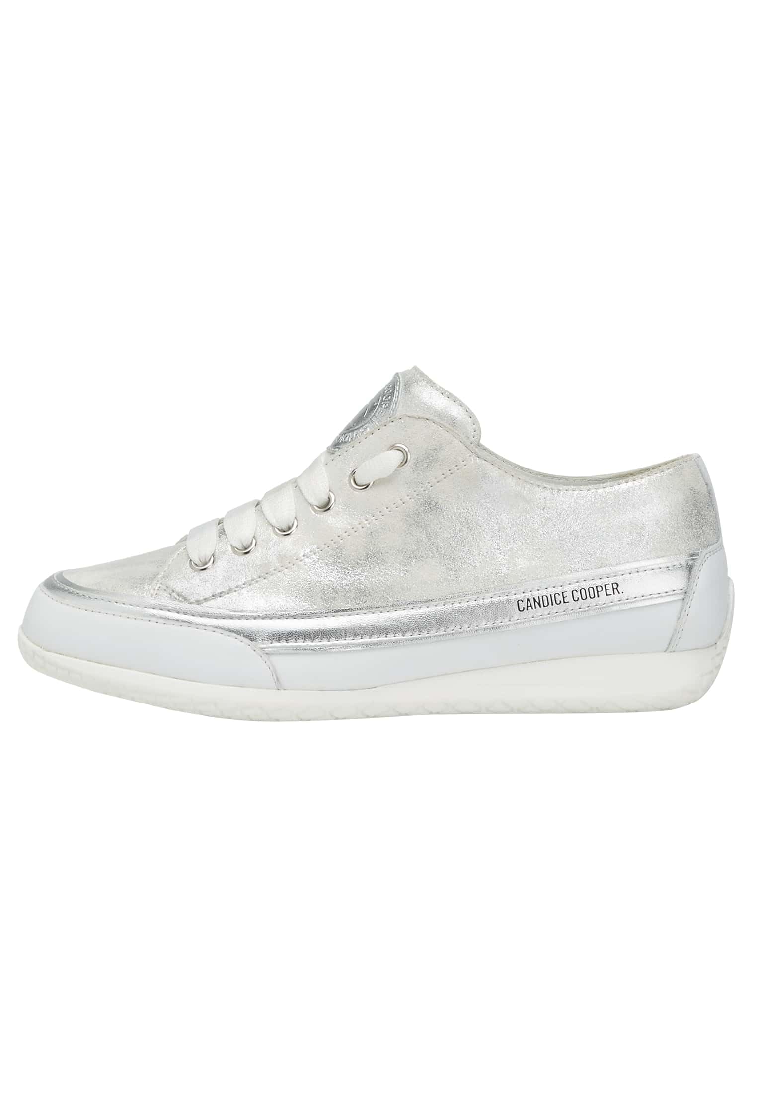 Candice Cooper Women's Janis Strip Chic S Oxford Shoe, White/Silver, 9.5 UK