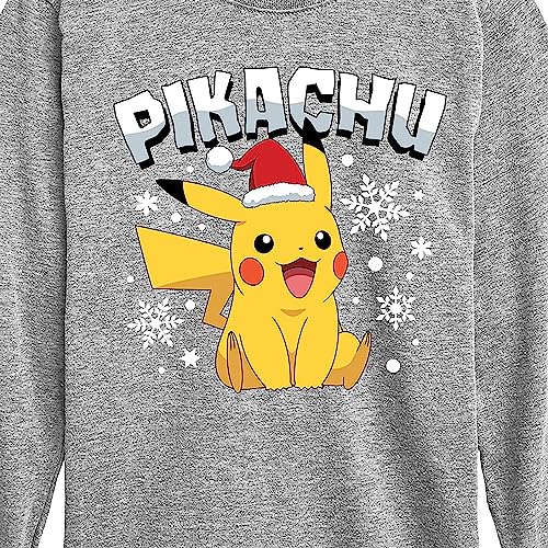 HYBRID APPAREL - Pokémon - Pikachu with Hat - Youth Long Sleeve Graphic T-Shirt3