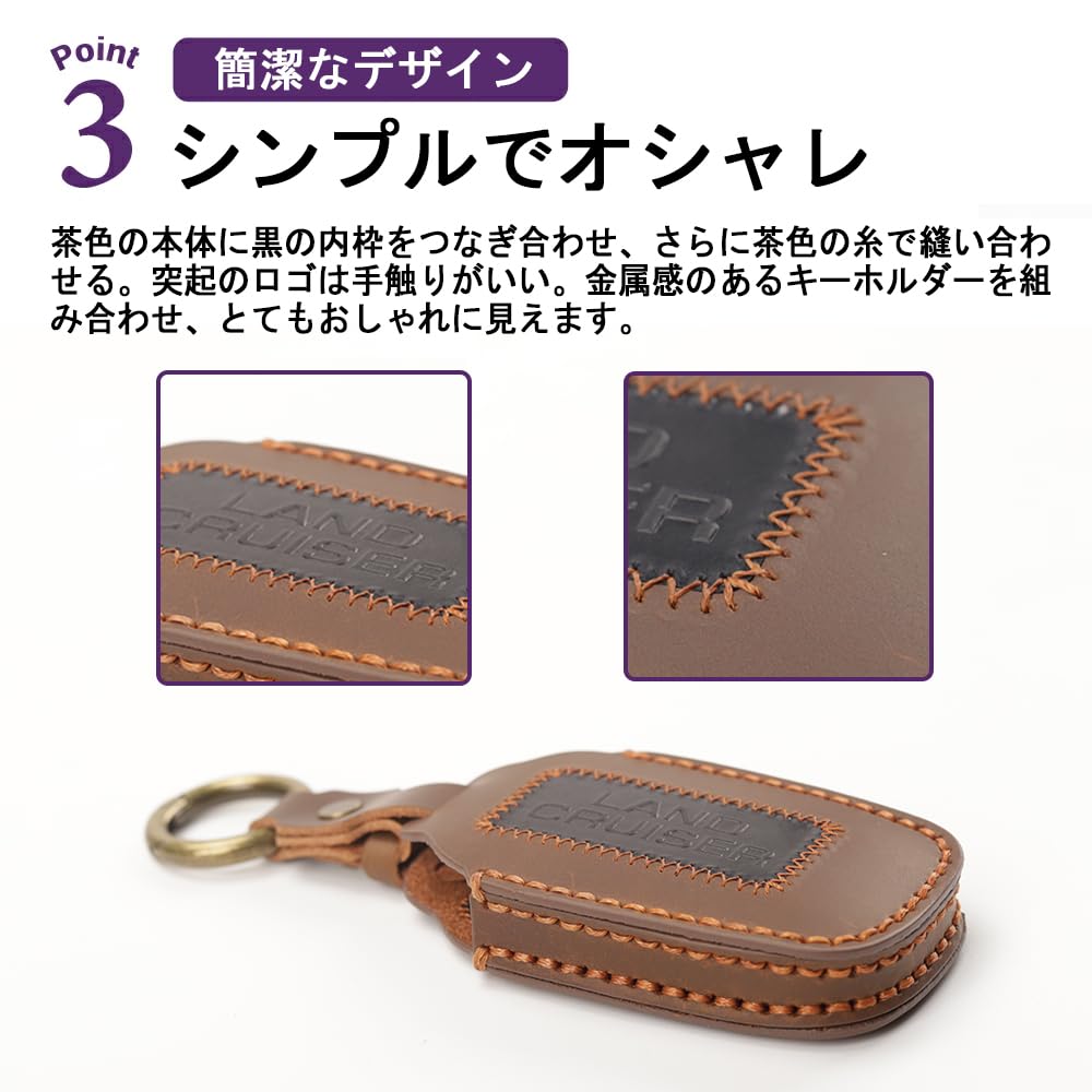 Amazon | [SAWAKAKI] 新型 ランドクルーザー 250系 専用 キーケース
