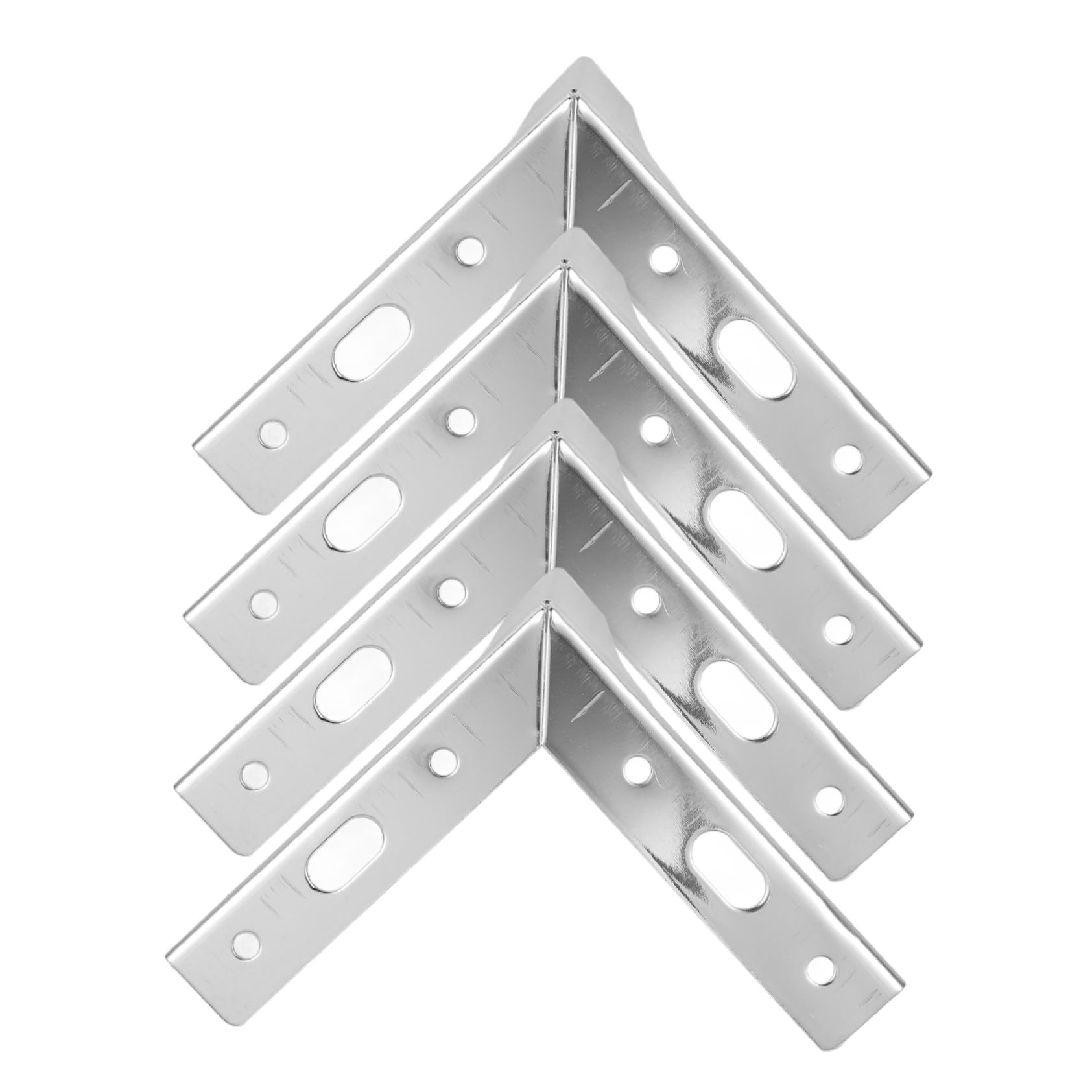 Meubles métalliques triangulaires pour stabiliser une armoire qui vacille
