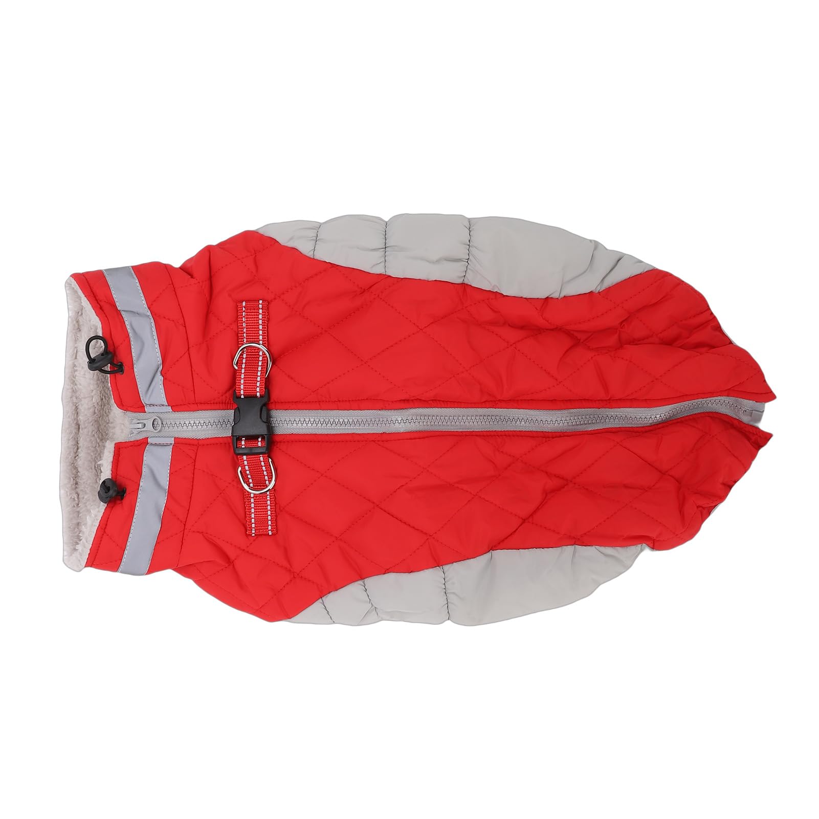 Traje de nieve para perro impermeable con arnés reflectante para evitar el frío