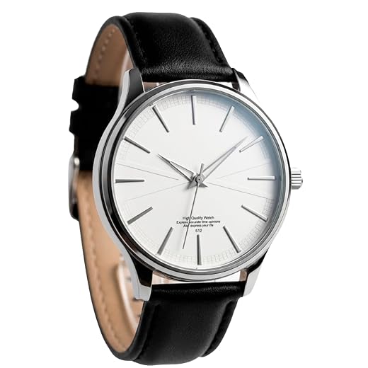 Relógio Masculino Pulseira Em Couro Preto Marrom Resistente À Água Luxo Social Casual Minimalista Analógico Importado 43mm GRUPO FIRST SHOP