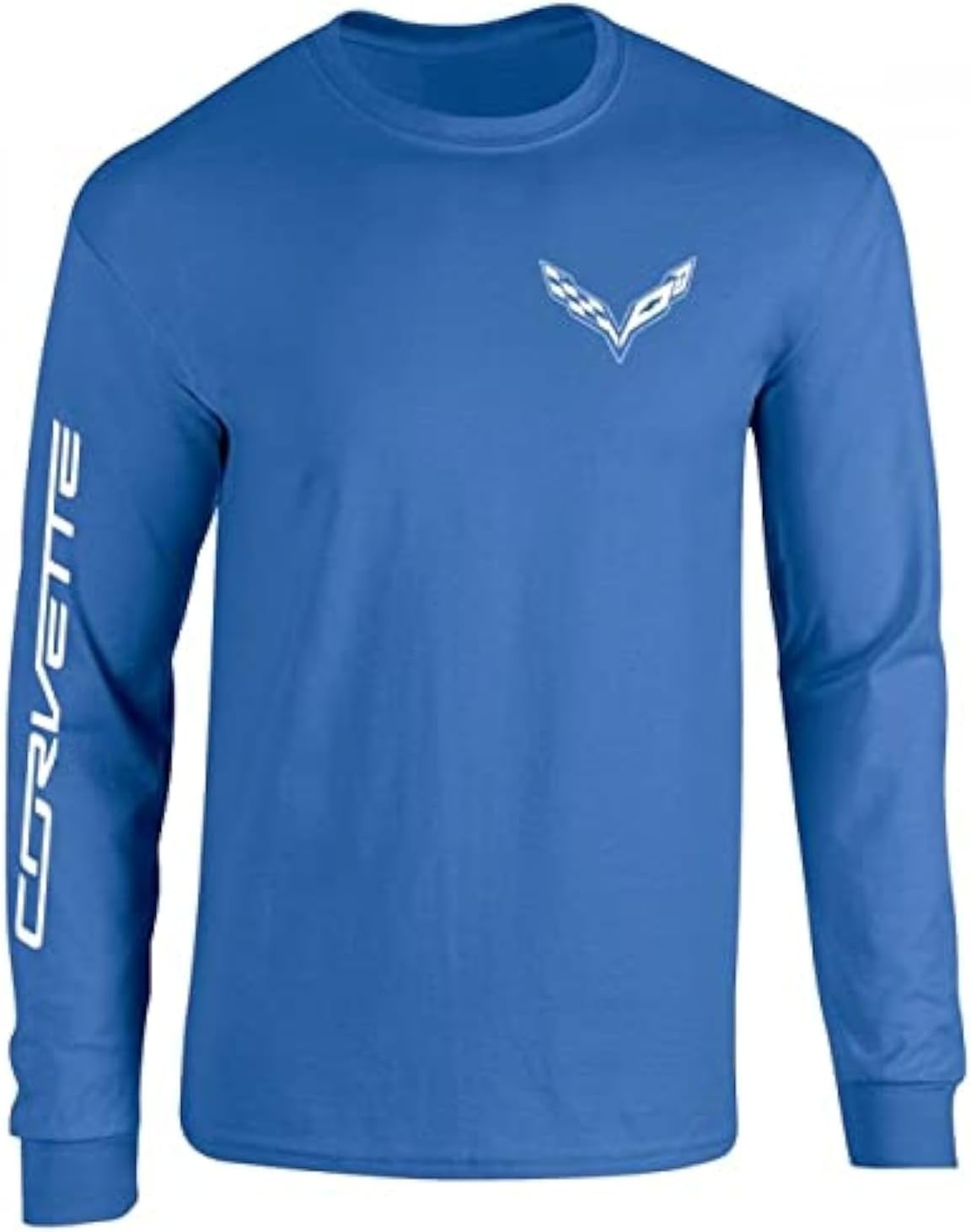 Corvette T-Shirt - C7 Logo with Corvette Script on Sleeve