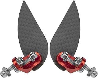 Vgoohobby Adjustable Carbon Fiber Turn Fins 65mmx25mm RC Water Knife Compatible with 70-85cm(27.5