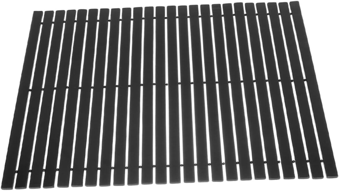 Non Slip Bath Mat Bamboo Shower Mat for Bathroom Non Slip Add Natural Atmosphere