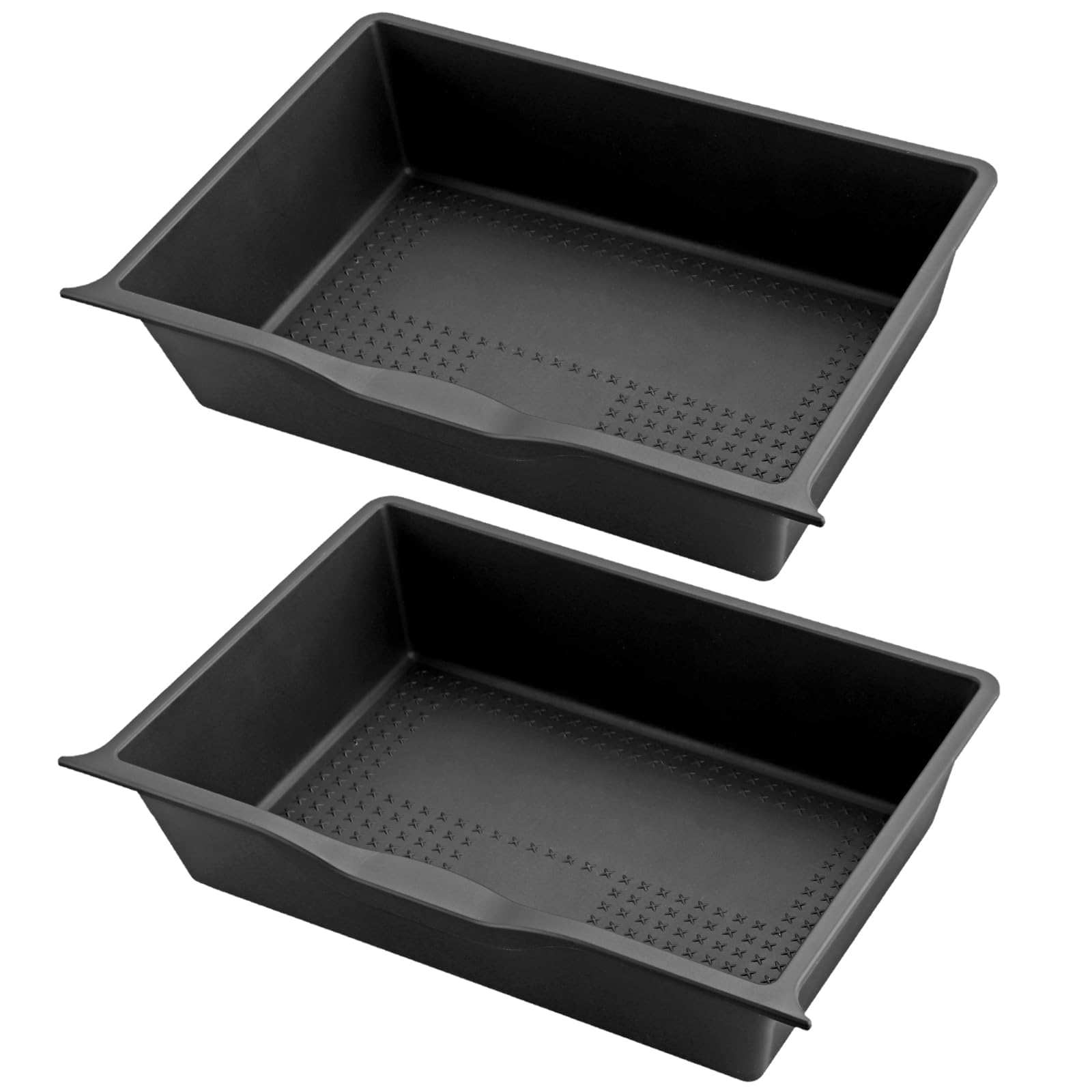 2PCS Model Y Für Tesla Sitz Organizer Box Rutschfeste Vordersitze Langlebiges Autozubehör Aufbewahrungsbox TPE-Material Hohe Temperaturbeständigkeit Zum Auto Ordentlich