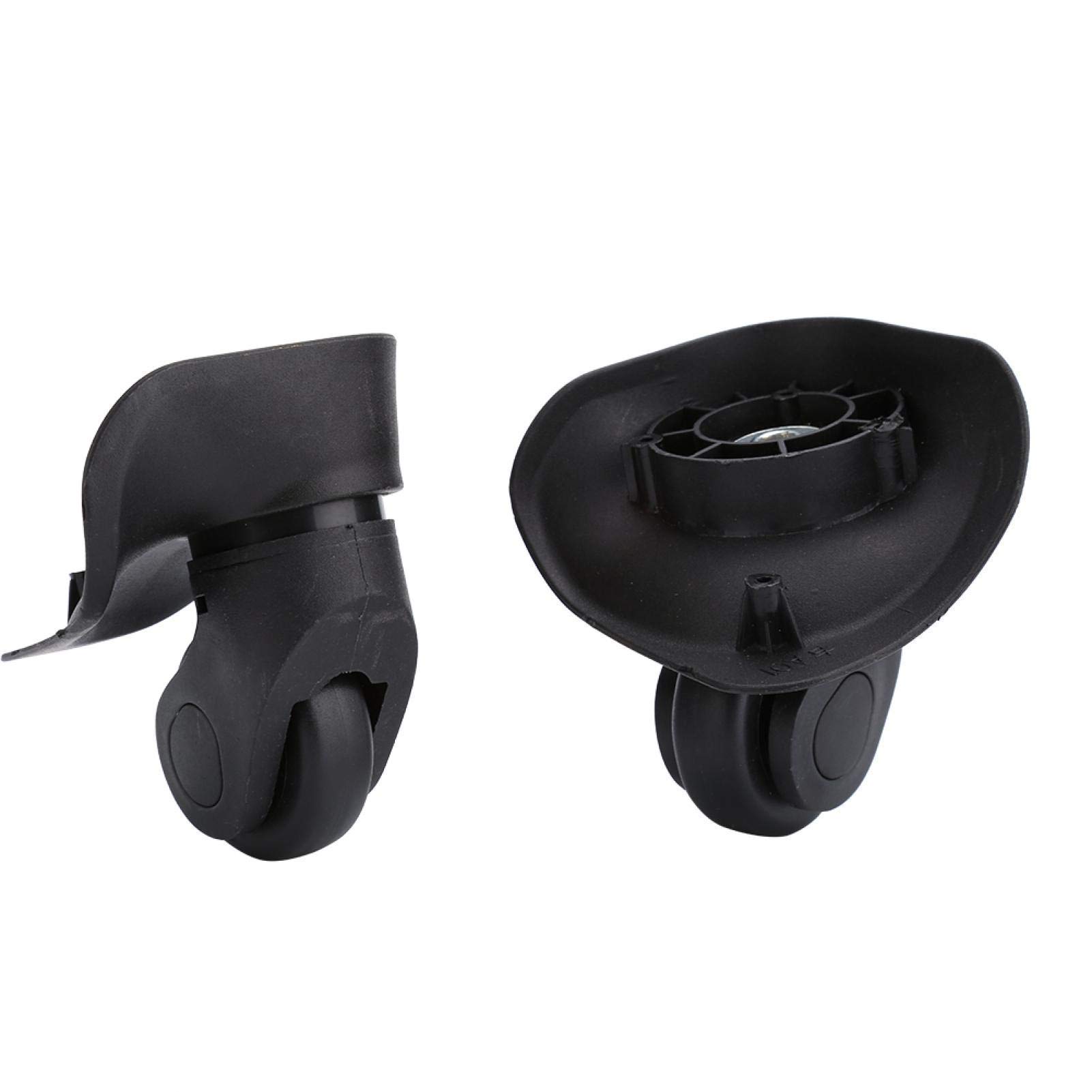 Dilwe 2pcs / Set de Roues, Accessoire Universel de Valise de Roues de Rouleau Unique de Bagage Autres Fournitures de Camping d'alpinisme