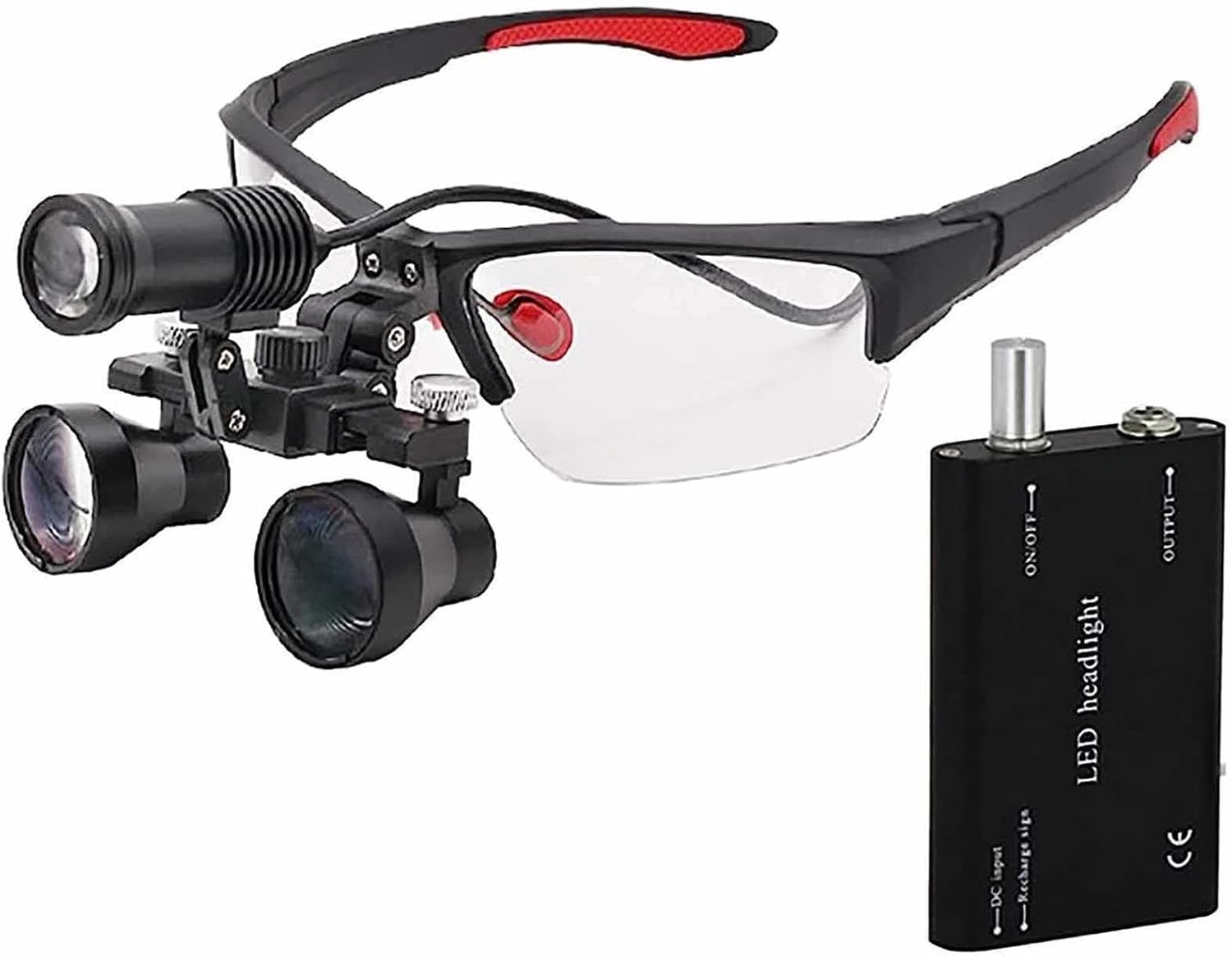 Binocular Loupes, HeadMounted Optical Glass Surgical