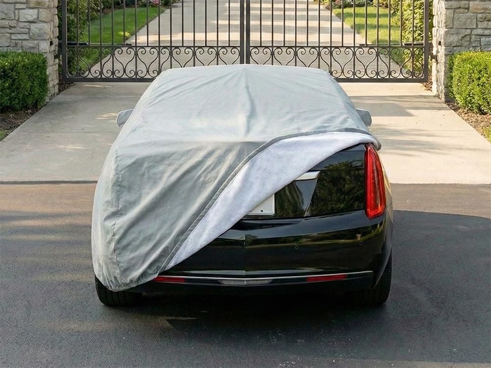 CarsCover Custom Fit 2013-2019 Cadillac XTS Sedan Car Cover Heavy Duty Weatherproof Ultrashield Covers — view 6