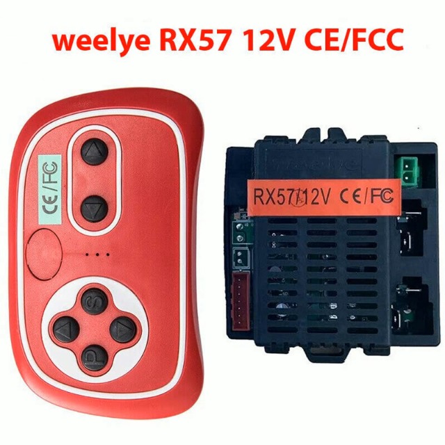 Set Ricevitore E Trasmettitore Welye RX57/TX20 Per Auto Elettriche Bambini, 6V/12V, Certificato CE/FCC