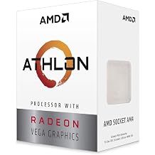 AMD Athlon 3000G Processor with Radeon Vega 3 Graphics 2C/4T, 3.5GHz base clock