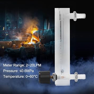 LZQ 7 Flowmeter 2 20LPM Meter Oxygen Air Gas Regulator Acylic Flowmeter Oxygen Air Meter with Control Valve for Measuring Controlling