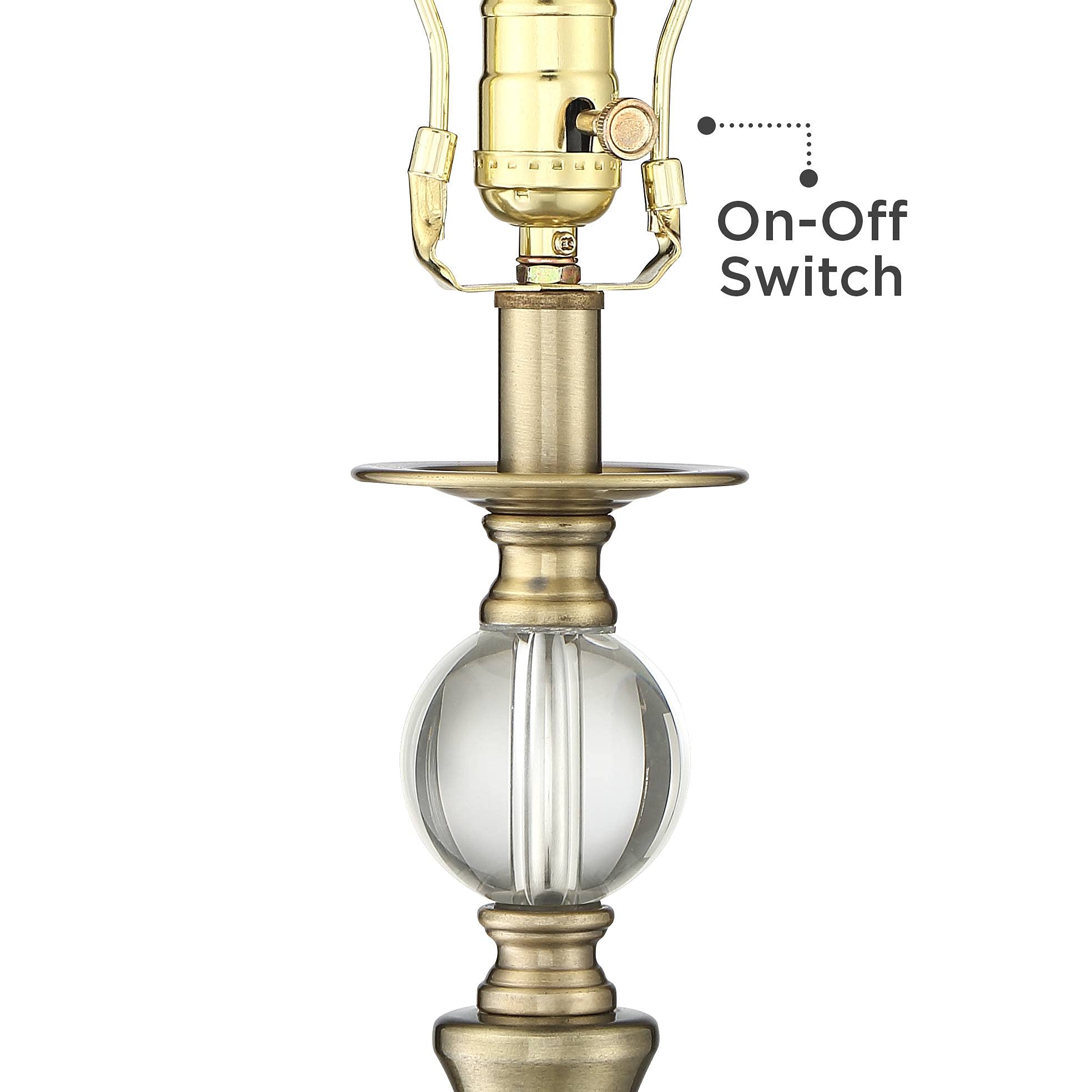 Possini Euro Design Doris Traditional Candlestick Table Lamp 30 1 
