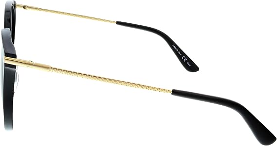 Bottega Veneta BV0231S Sunglasses 001 Black-Gold/Grey Gradient 54MM