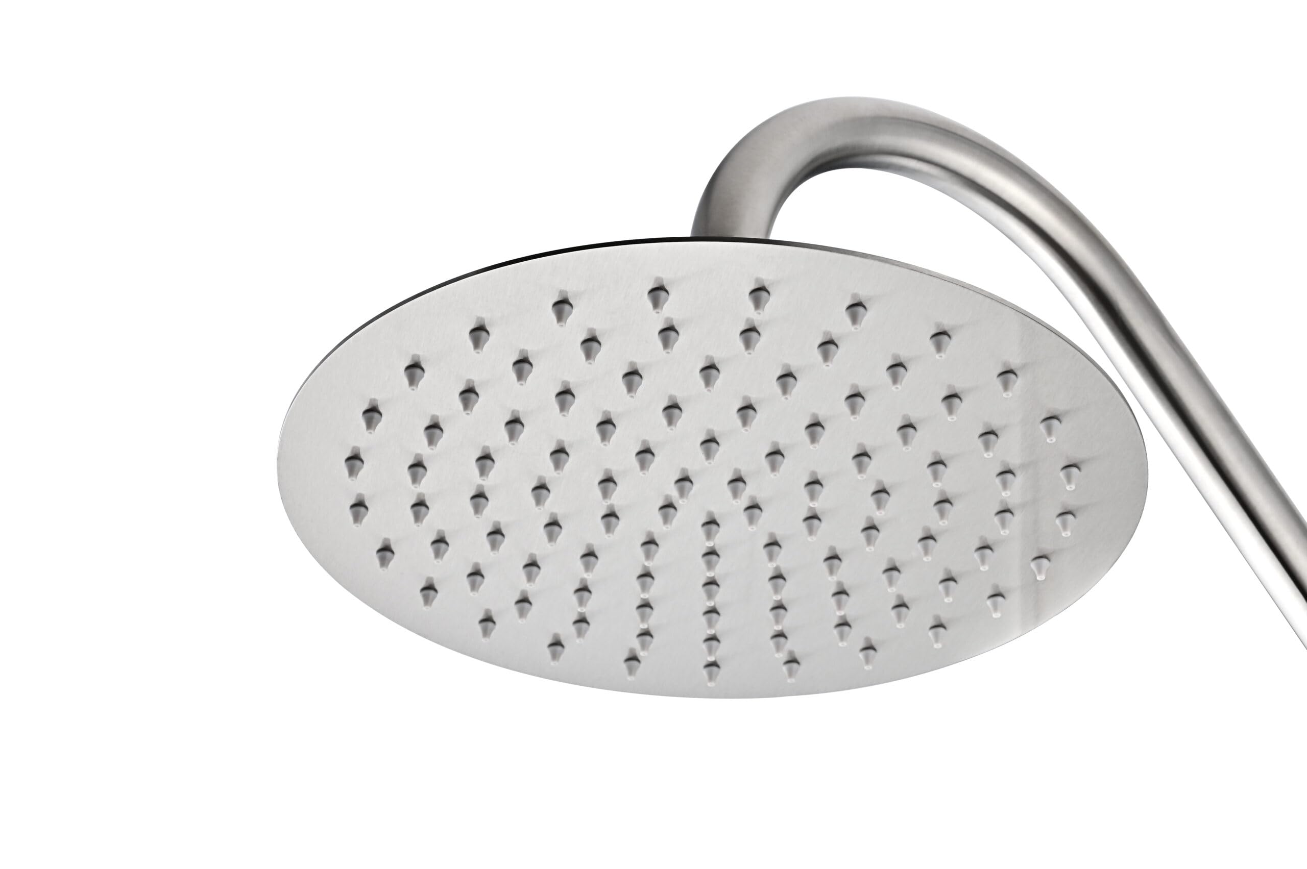 IMEX Ducha de Piscina GPC004/AC | Colorado Ducha Exterior con Grifo Temporizado, Acero S.316 y Rociador Ø250mm, Diseño Elegante y Resistente. Garantía de 10 años