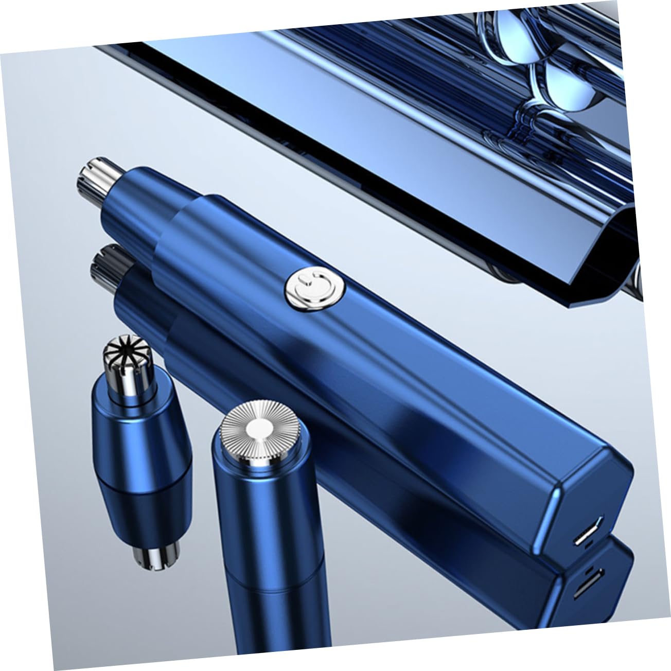 Baluue 3sets Trimmer Per Naso e Orecchie Rasoio Design Per Rimozione Precisa Per e Sopracciglia