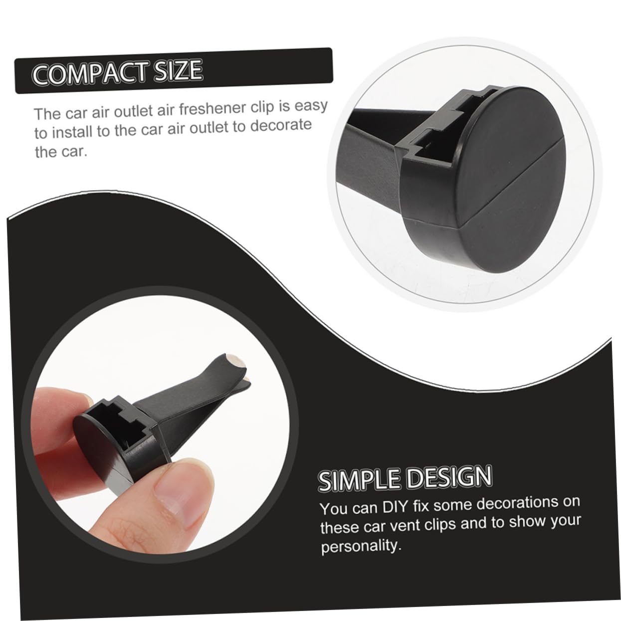 Mobestech 240pezzi Clip Per Ventilazione Auto Accessori e Facili Da Installare Compatibili Con Diffusori e Profumatori Di Clip Per Aria Condizionata