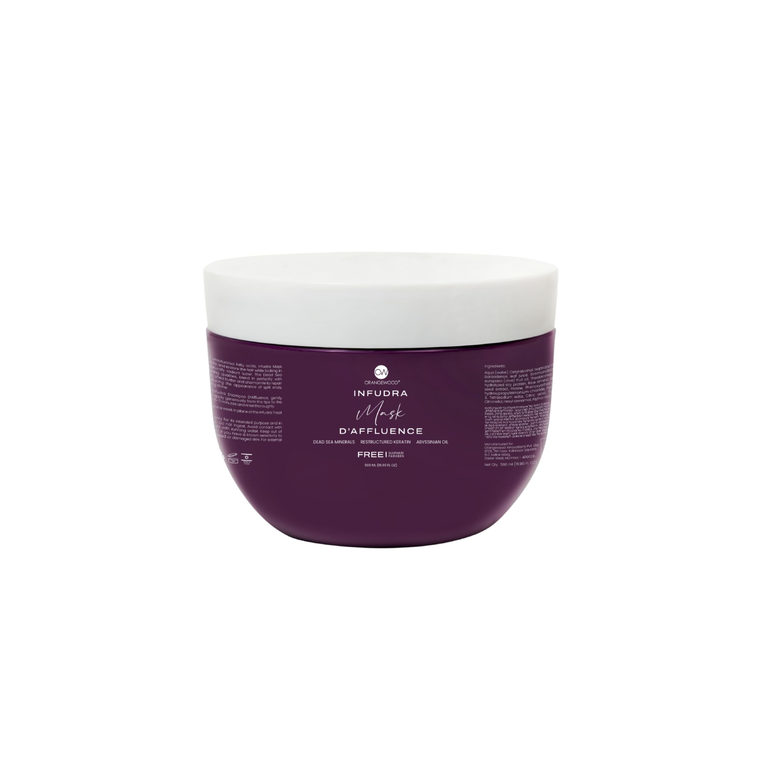Orangewood Infudra Mask D'Affluence for Dry Dull Strong & Shiny Hair (500 ml)-picture-38
