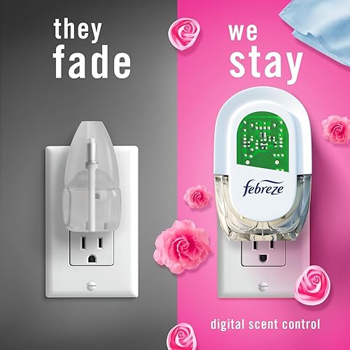 Miniatura 3 de Febreze Plug with Fade Defy Technology Ambientador  Nueva edición limitada  (3) de repuestos de 0.87 onzas líquidas (Abrils Fresh)