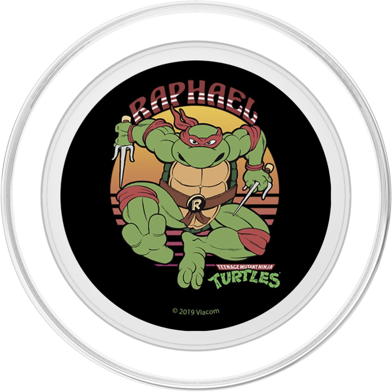 Teenage Mutant Ninja Turtles Raphael Rising Sun PopSockets MagSafe PopGrip for iPhone