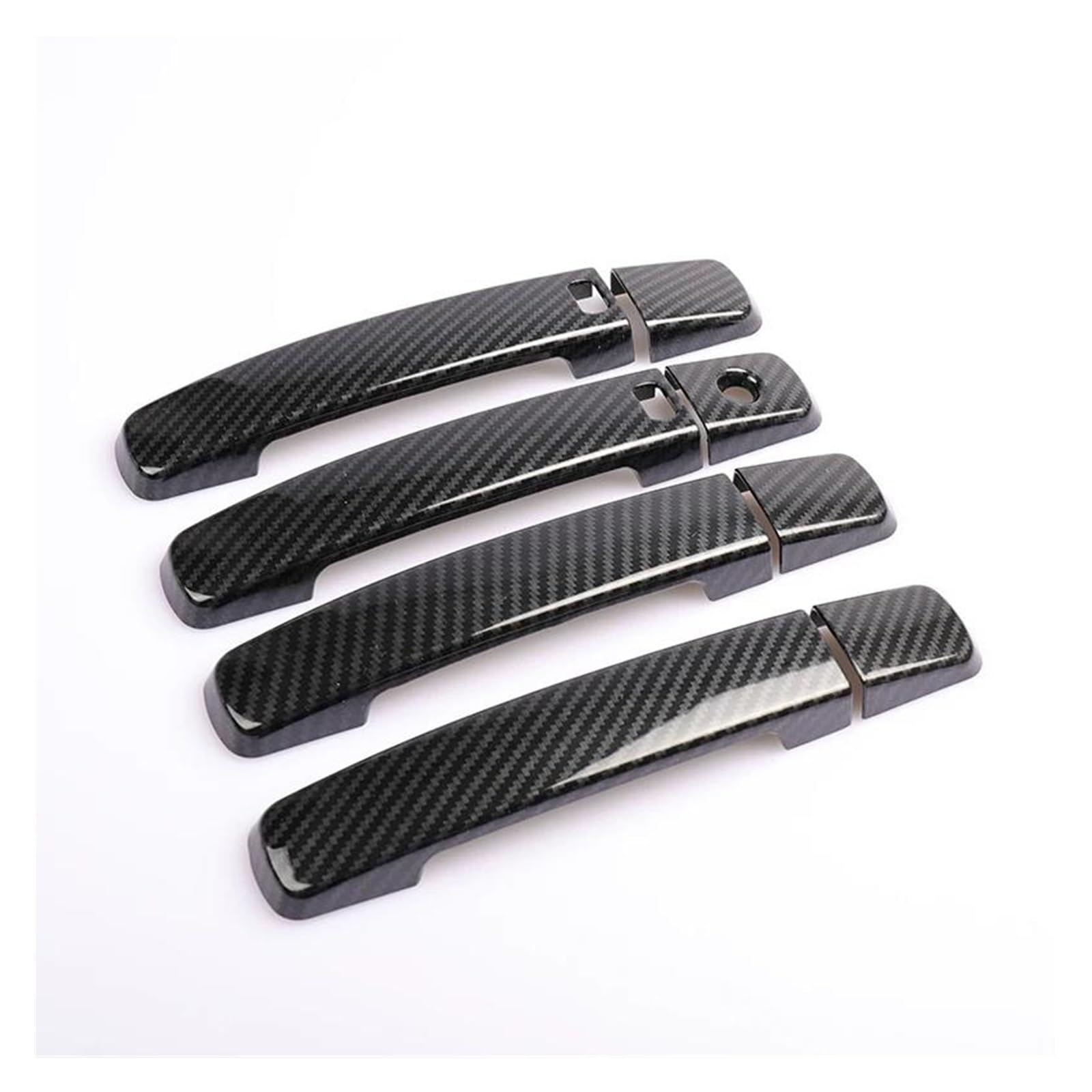 KJHOPY Car Exterior Door Handle Cover Stickers for Nissan for Navara for Frontier D40 2005 2006 2007-2013(Style 3)
