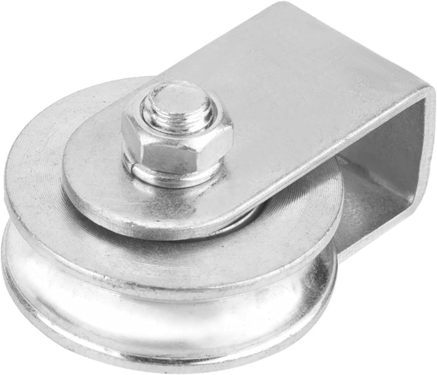 Poleas giratorias resistentes para cuerdas, rueda de elevación sin rodamientos, rodillos de bloque duraderos para sistemas de elevación y elevación eficientes