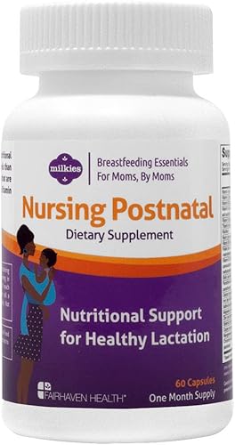 Miniatura 1 de Milkies Vitamina posnatal, apoyo de lactancia para madres lactantes, multivitamínico nutritivo de leche materna multivitamínico, inmunidad y energía