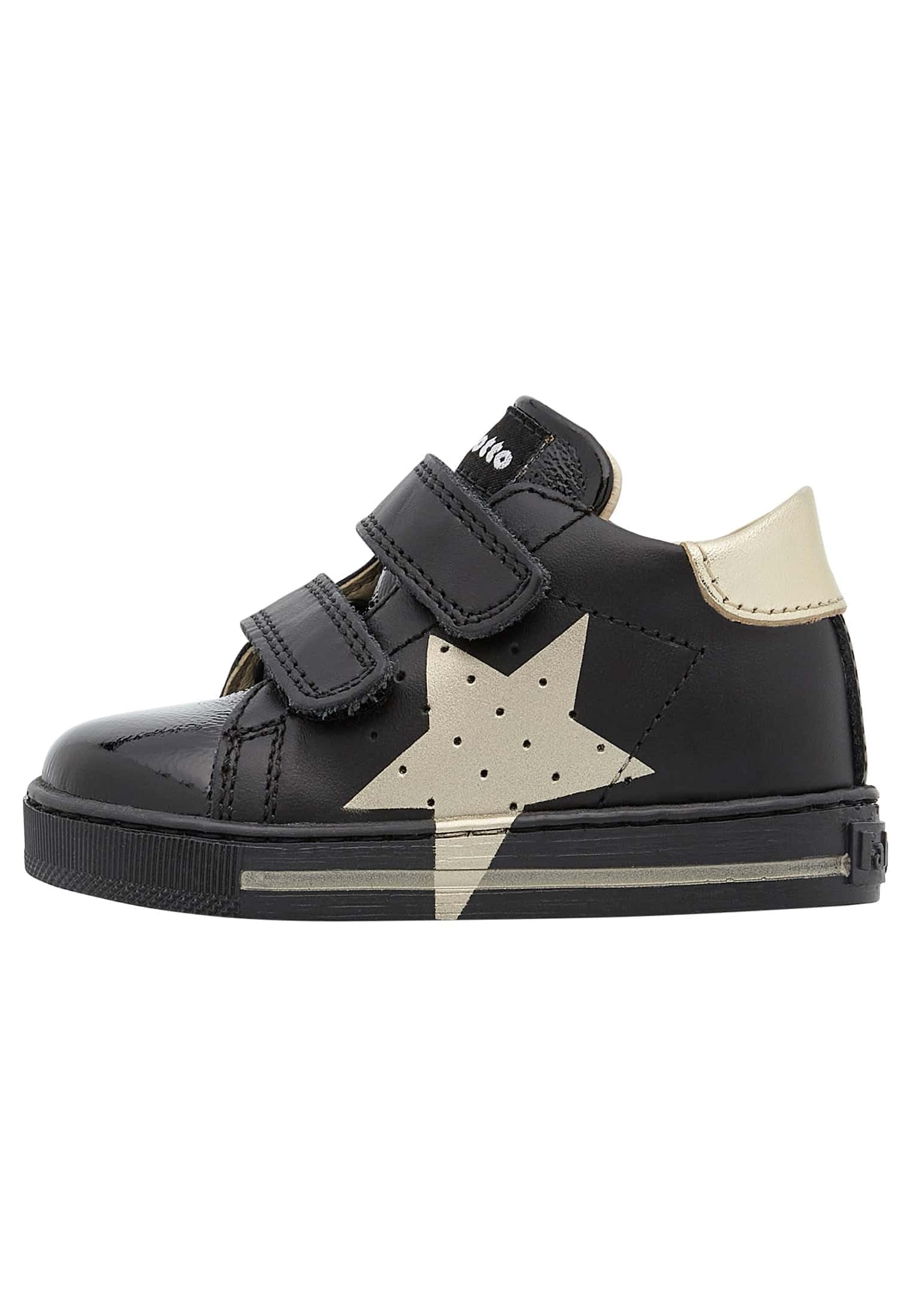 Falcotto Boy's Girl's Falcotto Venus Vl Crib Shoe, Black Platinum, 3 UK Child