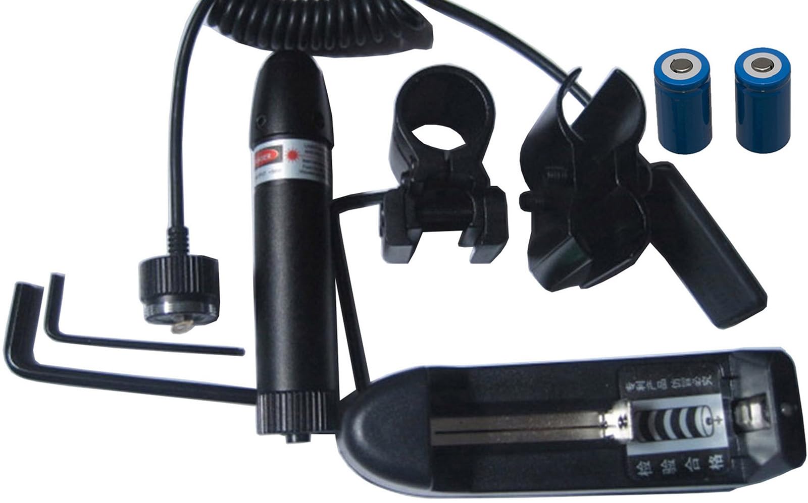 Mirino a Punto Verde, Mirino a Punto Verde con Supporto e Staffa Regolabile con Pressostato 11MM 20MM con 2 Set di Batterie