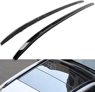 2PCS Black Roof rack side rails Roof rack side rails Fit for Mazda for CX-5 2017-2019