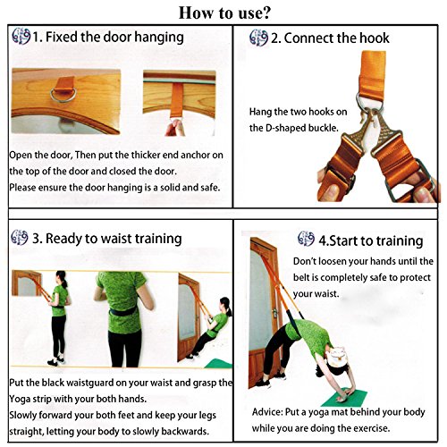 Ueasy Original Multi-Purpose Waist Exercise Band For Dance Yoga And Gymnastics Training Fitness With Storage Bag #TOP4