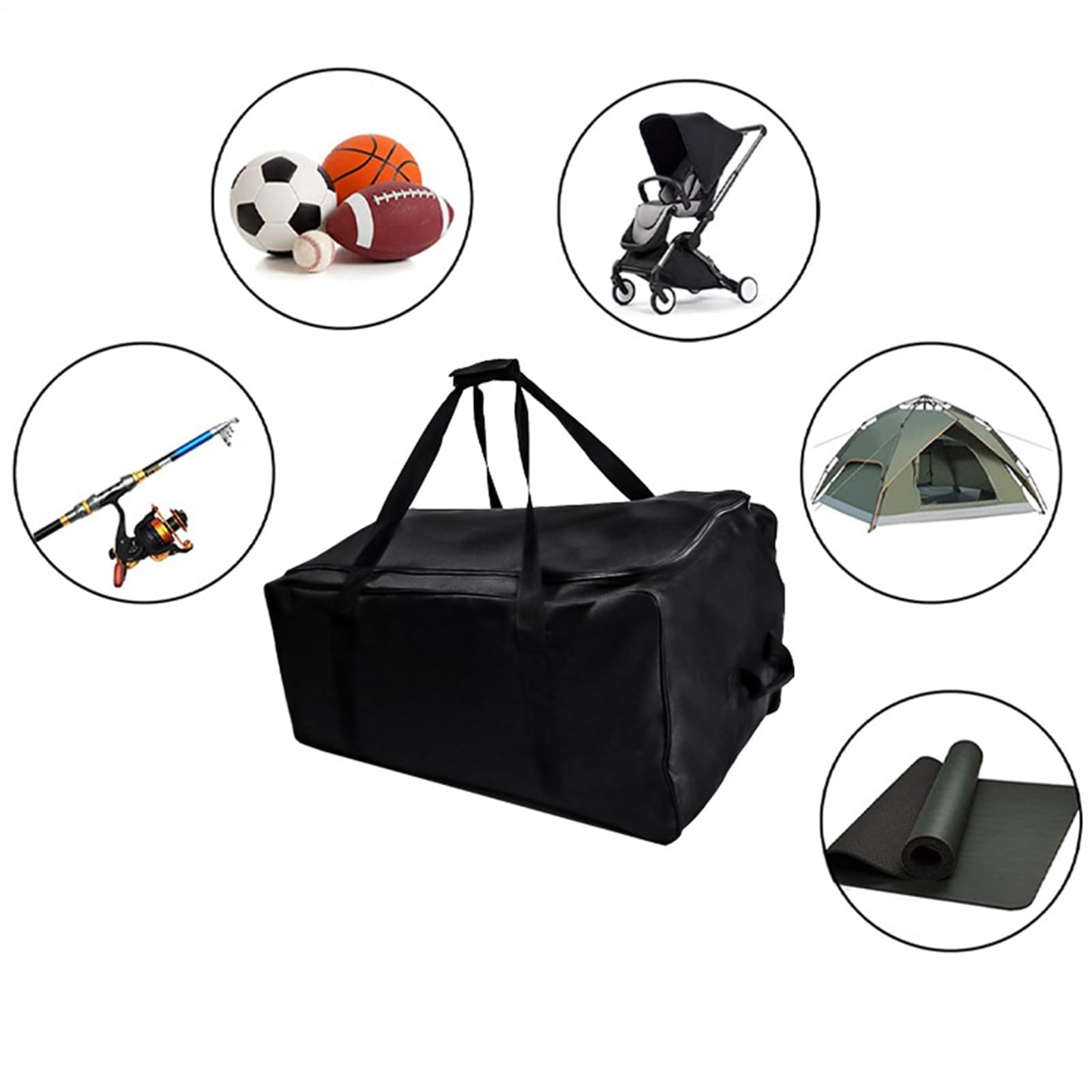 Sac de Chariot de Golf – Housse de Rangement imperméable pour Chariot de Club de Golf | Housse de Protection Confortable et Peu encombrante pour Les Amateurs de Professionnels Adultes